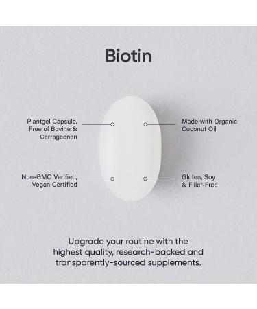 Sports Research Biotin 10 000 Ã¢â¬â 120 Mini Veggie Softgels for Healthy Hair  Skin & Nails - Buy Online on GoSupps.com