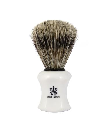 Shaving brush Royal VP - badger bristle - white handle