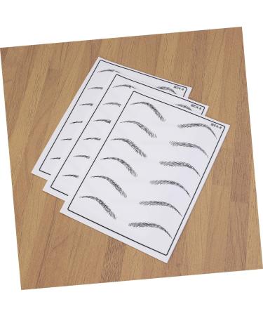 Beavorty 3pcs Eye Brow Practice Skin Eyebrow Microblading Skin Eyebrow Training Skin Practice Tools - Buy Online on GoSupps.com