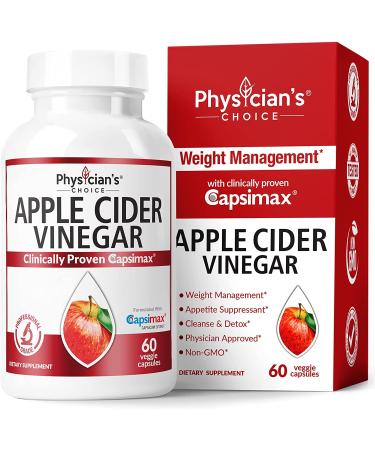 Physician's Choice Apple Cider Vinegar 60 Veggie Capsules