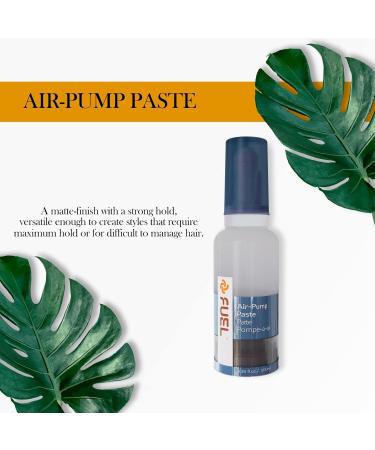 Fuel Air-Pump Paste - Strong Hold Hair Styling Product for Men & Women Matte Finish Adds Thickness & Texture with Green Tea Shea Butter & Bamboo - Buy Online on GoSupps.com