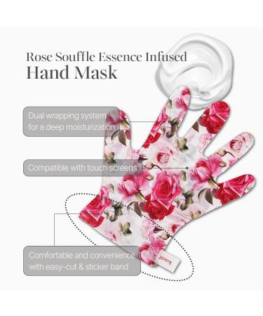Buy PETITFEE Rose Petal Satin Hand Mask - Nourishing Moisturizing Gloves Peptide & Collagen Infused Rose Scented Hand Treatment (5 Pairs - Buy Online on GoSupps.com