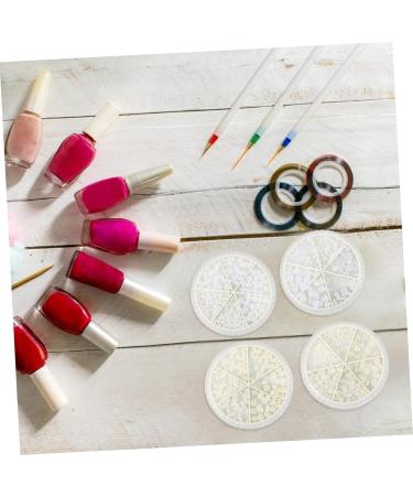 minkissy 3 Boxes Nail Decorations Exquisite Manicure Ornaments Rhinestone Jewelry Diamond Decorations Rhinestone Trim Nail Jewels Pearl Diy Manicure Charms Abs 3d Bulk Accessories White - Buy Online on GoSupps.com