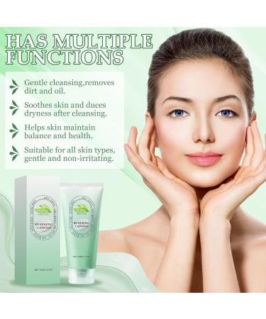 Ourdort Korean cleanser pore cleanser acne foaming wash refreshing cleanser facial cleanser Korean skin care reduces pores deep cleansing suitable for all skin types B01 - Buy Online on GoSupps.com