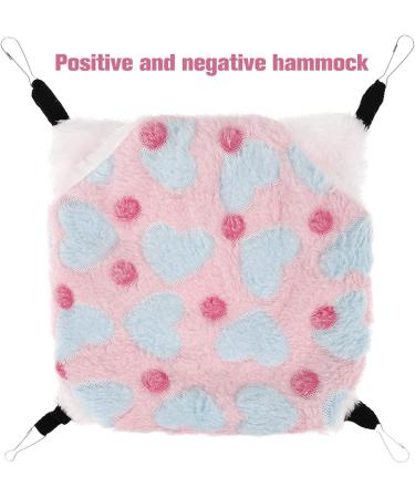 Aoliandatong Small Pet Cage Hammock Bunkbed - S Pink | Guinea Pig, Sugar Glider, Ferret, Hamster, Rat, Squirrel | Cozy Bedding & Warm Hammock for Playing & Sleeping - Buy Online on GoSupps.com