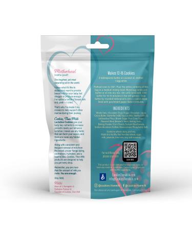 COOKIES  THEN MILK Quick Boost Lactation Cookies Mix with Oats  Pumping & Breastfeeding Supplement Support for Breast Milk Supply  Lactation Support Cookie Mix  Chocolate Chip Flavor - Buy Online on GoSupps.com