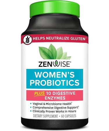 Zenwise Probiotics for Women - Probiotics + Prebiotic - 60 Count
