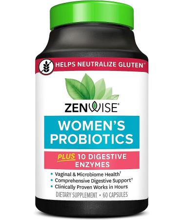 Zenwise Probiotics for Women - Probiotics + Prebiotic - 60 Count - Buy Online on GoSupps.com