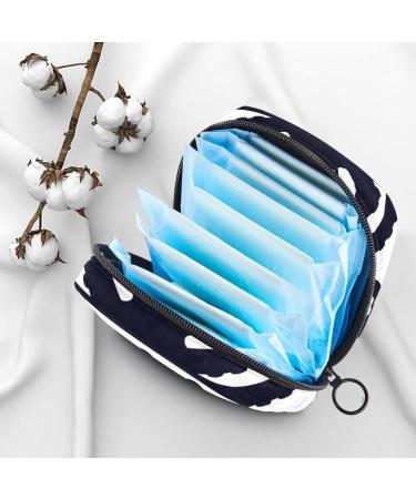 Shop Stylish Menstruation Pad Bag with Zipper - Octopus Silhouette | Women's Tampon & Napkin Bag for Travel - Buy Online on GoSupps.com