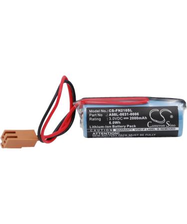Replacement Battery for GE FANUC CNC Power Mate D/E | 2000mAh 3.0V | A06B-0168-D111 A98L-0031-0006 IC693ACC301 - International Shipping Available - Buy Online on GoSupps.com