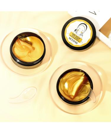 Hydrating 24K Gold Under Eye Treatment Masks for Dark Circles & Puffy Eyes 30 Pair Cooling Gel Patches for Under Eye Puffiness Anti Wrinkle Eye Masks Moisturizing Under Eye Pads Skincare - Buy Online on GoSupps.com