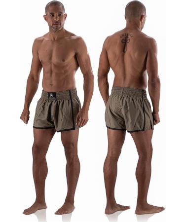 Anthem Athletics Resolute Muay Thai Kickboxing Boxing Shorts - Army/Black - Men/Women (Medium) - Buy Online on GoSupps.com