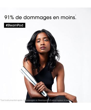 Steampod 3 Professional 2-in-1 Straightener: Smoothing & Wavy Ceramic Straightener with Steam Technology Suitable for All Hair - Buy Online on GoSupps.com