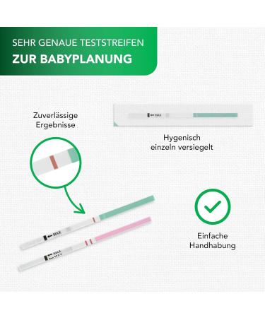 50 David Ovulation Test Strips 20miu/ml + 10 Pregnancy Tests - Accurate Fertility & Pregnancy Detection | Ships Internationally - Buy Online on GoSupps.com