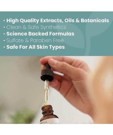 Eva Naturals Botanical Anti-Aging Face Oil Serum with Jojoba, Rosehip Seed & Vitamin E - Hydrating Facial Serum for Dry Skin - 1 oz - Buy Online on GoSupps.com