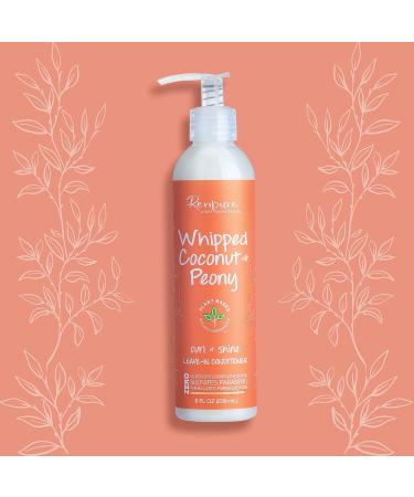 Renpure Whipped Coconut & Peony Leave-in Conditioner 8oz - Hydrating Hair Treatment - Buy Online on GoSupps.com