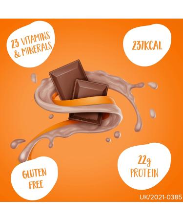 XLS Active Shape Crushed Chocolate Meal Replacement Powder for Weight Management 23 Vitamins & Minerals 22g Protein Gluten Free 250g (10 Servings) - Buy Online on GoSupps.com