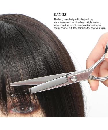 Yamel 18 Inch Black Hair Topper with Bangs | Synthetic Hairpieces for Women with Thinning Hair - Buy Online on GoSupps.com