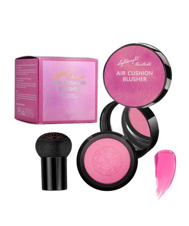 Blush MakeUp Lightweight Liquid Blush With Mirror Natural Shine with Mushroom Applicator and Silky Cheek Tint for Beginners