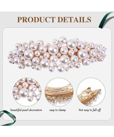 Pearl Hair Clips and Barrettes for Women - Elegant Pearl Hair Accessories - Buy Online on GoSupps.com