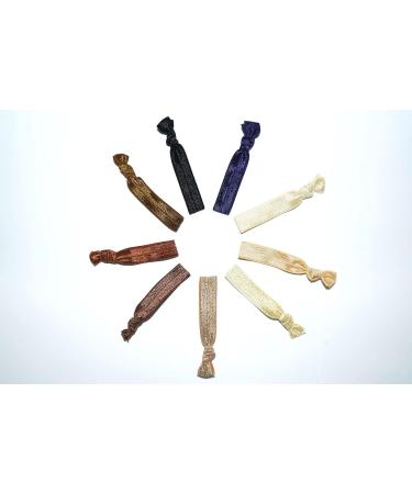 Crazy Bobble Premium Kink-Free Hair Ties (9 Pack) - Black Navy Brown Metallic & More | Ideal for All Hair Types - Buy Online on GoSupps.com