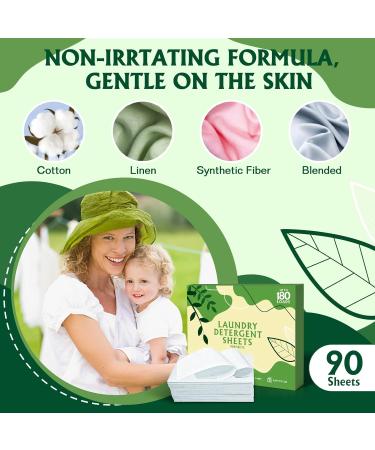 YOGINGO Eco-Friendly Laundry Detergent Sheets - 90 Sheets 180 Loads | Liquid-Less Technology for Travel | Plastic-Free Laundry Soap - Buy Online on GoSupps.com