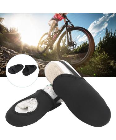 Boloramo Bicycle Shoe Toe Protection - 2 Pack No-Slip Adjustable Black Neoprene Dirt Repellent for Outdoor Riding - Buy Online on GoSupps.com