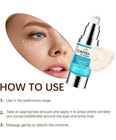 Caffeine Eye Cream for Dark Circles Firming Anti-Puffiness Aging Wrinkles Eye Care Remove Dark Circles Under Eyes Moisturizing Skin Care Cream  - Buy Online on GoSupps.com