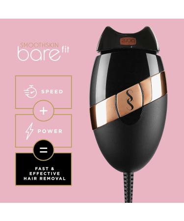SmoothSkin Bare Fit IPL Hair Removal Device | Safe & Effective Black Hair Removal for All Skin Types - Buy Online on GoSupps.com