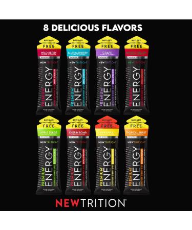 NewTrition Extra Strength Energy Shots 1.7 fl oz - 250mg Caffeine with Vitamin B & Amino Acids Sugar-Free Zero Calorie Vitamin Energy Drink for Focus & Endurance (Pack of 24 Blue Raspberry) Blue Raspberry 1.7 Fl Oz (Pa  - Buy Online on GoSupps.com