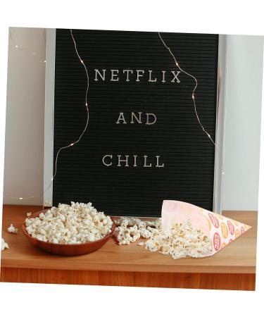 Didiseaon 250 Pcs Popcorn Bag Cardboard Popcorn Pink Candy Cotton Candy Cones Gift Bags Halloween Cone Bags Kids Snack Bag Popcorn Cone Bags Mini Candy Glass Child Paper Packing Bag - Buy Online on GoSupps.com