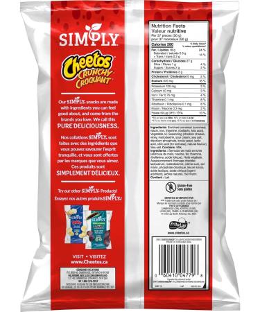 Simply Cheetos Crunchy White Cheddar Chips 241gram Pack of 12 - Buy Online on GoSupps.com