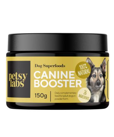 Petsy Labs Canine Booster (150 g) with Green-lipped Mussel Dog Supplement Dog Supplement Supports Immune System Joint Mobility and More
