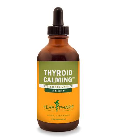 Herb Pharm Thyroid Calming Herbal Formula for Endocrine System Support, 4 Oz 4 Fl Oz (Pack of 1)