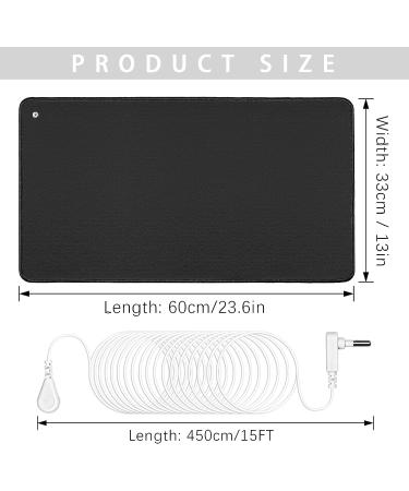 Grounding Mat Kit: Earth Therapy for Foot, Computer, Sleep, Pet - 15ft Cord - (23.6 x 13) - Buy Online on GoSupps.com
