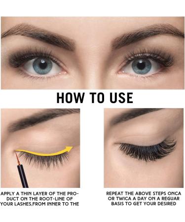 2PCS Eyelash Growth Serum Without Hormones Eyebrow Serum Eyelash Serum Eyelash Lifting Serum Natural Eyelash Growth Serum for Longer and Thicker Eyelashes and Eyebrows(10ml) - Buy Online on GoSupps.com