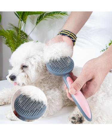 Willight Self-Cleaning Pet Brush for Dogs & Cats - Long & Short Hair - Pet Care Tool for Undercoat Removal - Pink - Buy Online on GoSupps.com