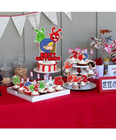 37pcs My Magic Pet Birthday Party Supplies for Morphle Theme Birthday Decorations include Cake Topper and Cupcake Toppers Sets - Buy Online on GoSupps.com