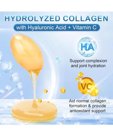 Multi Collagen Peptides for Women & Men, Hydrolyzed Collagen Peptides-Type I, II, III, V, X - with Hyaluronic Acid,Vitamin C,Biotin,Supports Skin Hair Nail, Non-GMO, 280 Softgels 280 Count (Pack of 1) - Buy Online on GoSupps.com