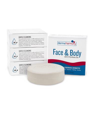 Dermaharmony 2% Pyrithione Zinc Face & Body Cleansing Bar - Shop Internationally | Soothes & Cleanses Skin - Buy Online on GoSupps.com