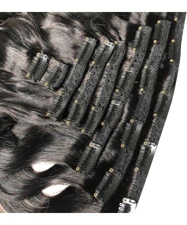 Vereen Water Wave Clips in Hair Extensions Hair Natural Color Hair Wig Clip 14Inch - Buy Online on GoSupps.com