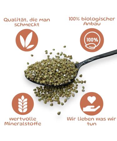 Premium Organic Buckwheat - Natural Health Power | Sustainably Grown (1000g) - Buy Internationally - Buy Online on GoSupps.com