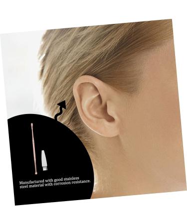 Rose Gold Spiral Ear Cleaner Tool - Stainless Steel Ear Pick for Earwax Removal | Reusable Outdoor Ear Accessory - 13X0.5CM - Buy Online on GoSupps.com