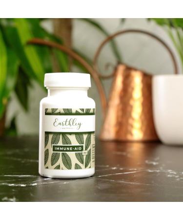 Earthley Wellness Immune-Aid Vitamin C Powder Natural Immune Support with Camu Camu Acerola Berry & Orange Peel Antioxidants Energy & Skin Health 100% Pure No Fillers (8oz) - Buy Online on GoSupps.com