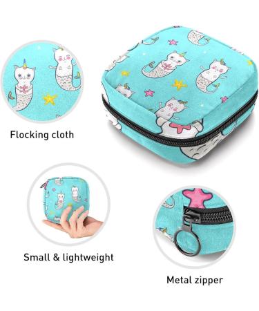 Shop Women's Bonds Stilling Pockets: Cute Unicorn Cat Mermaid Portable Period Kit for Girls - Ideal Feminine Product Bag - Buy Online on GoSupps.com