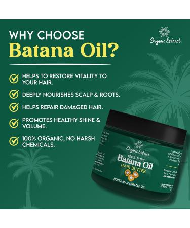 Batana Oil Hair Butter 4 oz / 118ml - Buy Online on GoSupps.com