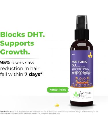AVIMEE HERBAL Hair Growth Spray | Scalp Treatment for Itchiness & Dandruff | 100% Moisturizing, Non-toxic Formula | Natural DTH Blocker | 100ml - Buy Online on GoSupps.com
