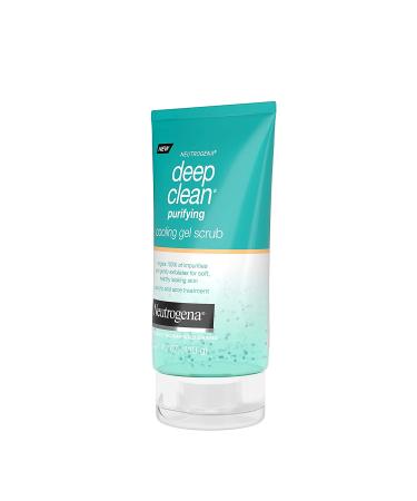 Neutrogena Deep Clean Cooling Gel & Exfoliating Face Scrub 4.2 oz - Purify & Refresh Skin - Buy Online on GoSupps.com