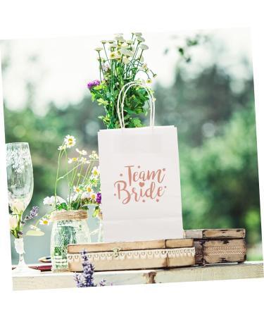 6pcs Wedding Bridesmaid Gift Bag Wedding Party Favor Bags Items for Wedding Welcome Bags Bridal Shower Bags Groomsmen Bags Bride Gift Bag Hen Party Bag Bridesmaid Bag Props Paper - Buy Online on GoSupps.com