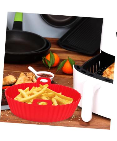 Alipis Air Fryer Pad Air Fryers Air Fryer Parchment Paper Household Air Fryer Mat Dad Washable Accessories Red 20X17.3CM - Buy Online on GoSupps.com